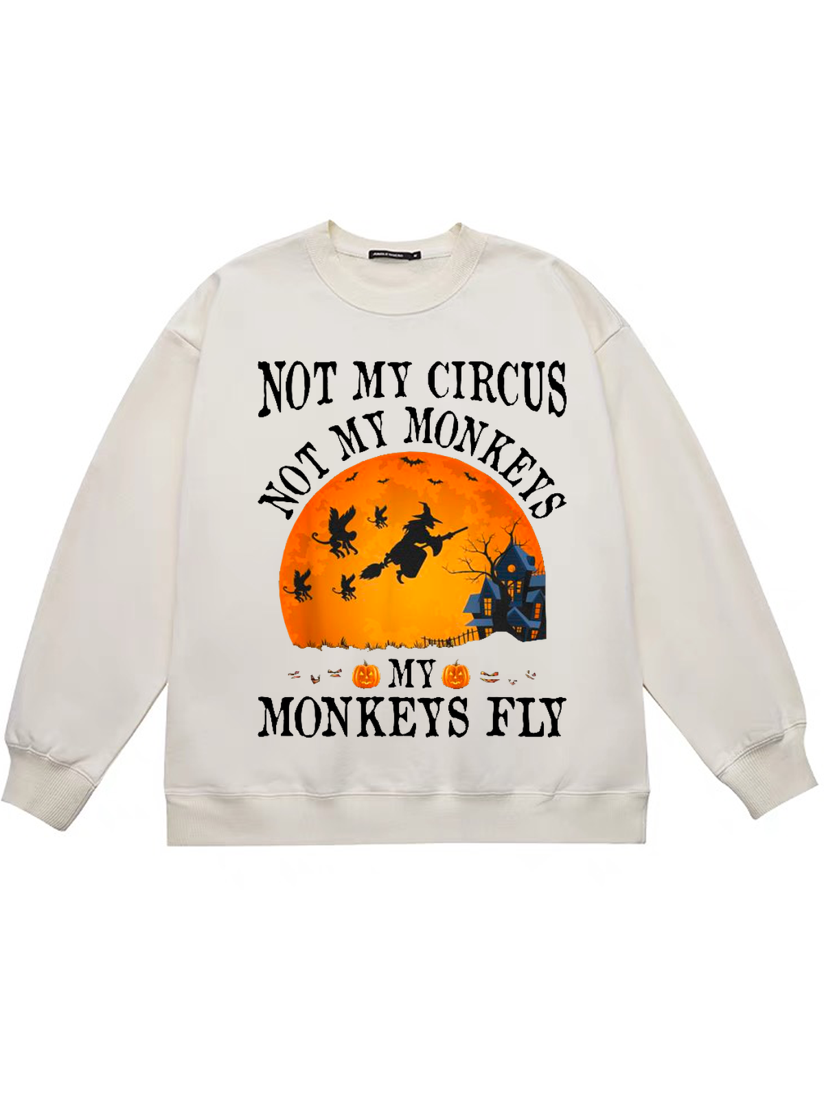 Women's Halloween Print Sweatshirt