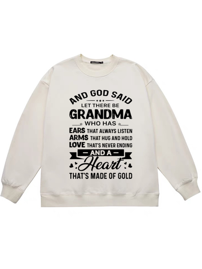 Women's Grandma Print Sweatshirt