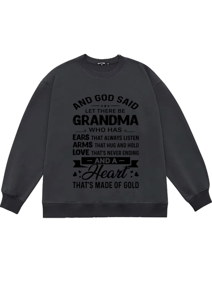 Women's Grandma Print Sweatshirt