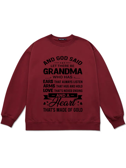 Women's Grandma Print Sweatshirt