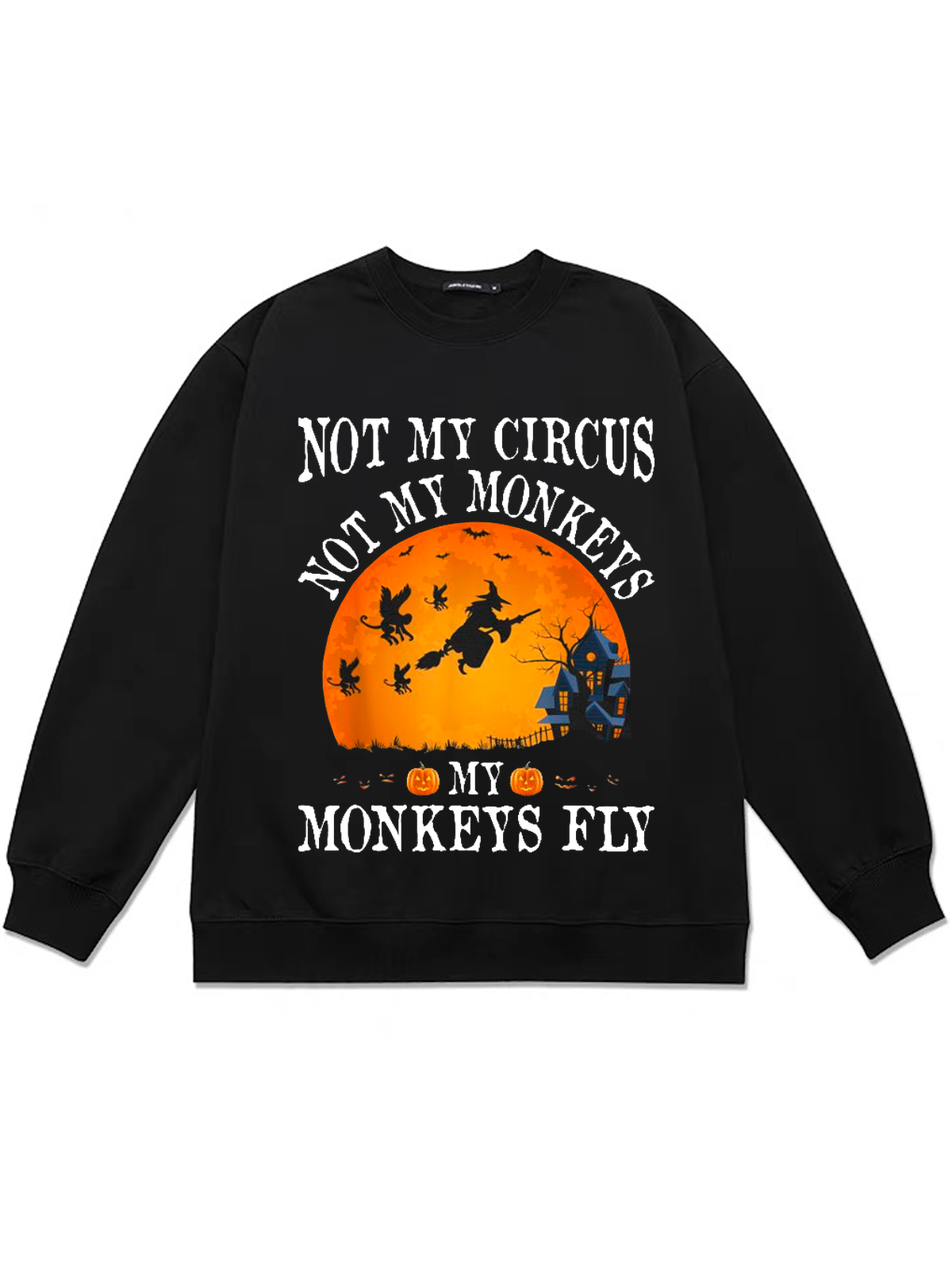 Women's Halloween Print Sweatshirt