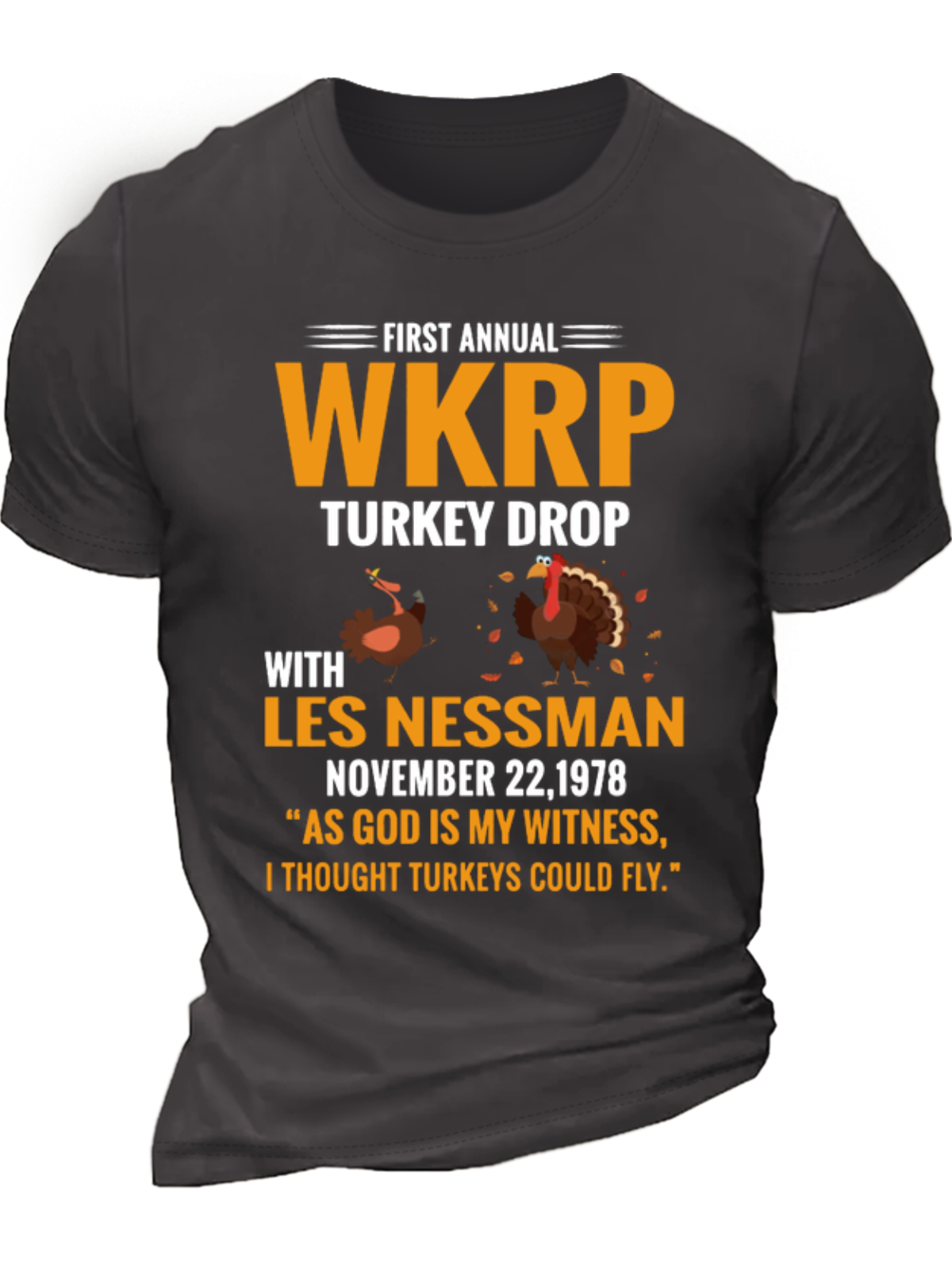 Men's WKRP Turkey Drop T-shirt