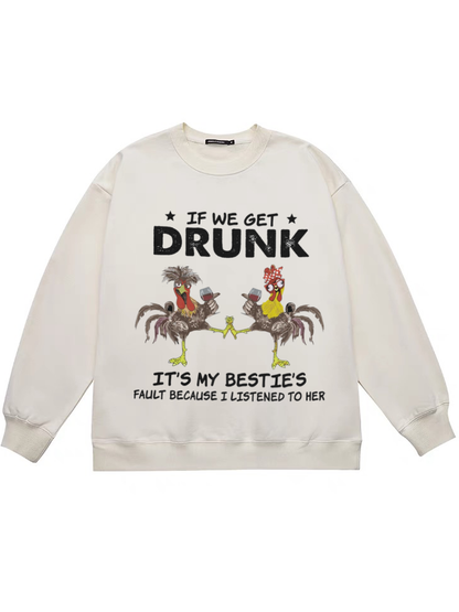 Women's Animal Chicken Sweatshirt