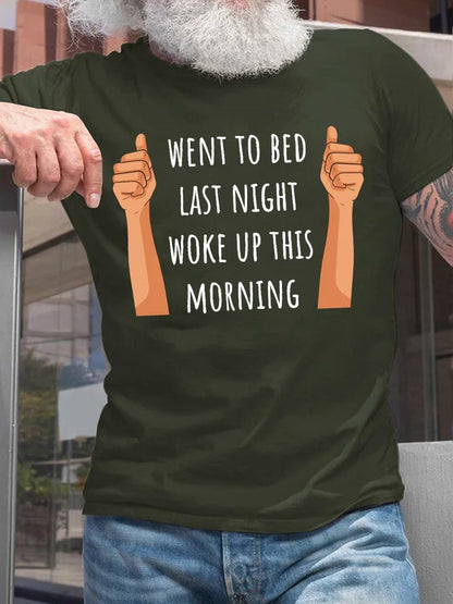 Men's Went To Bed T-shirt