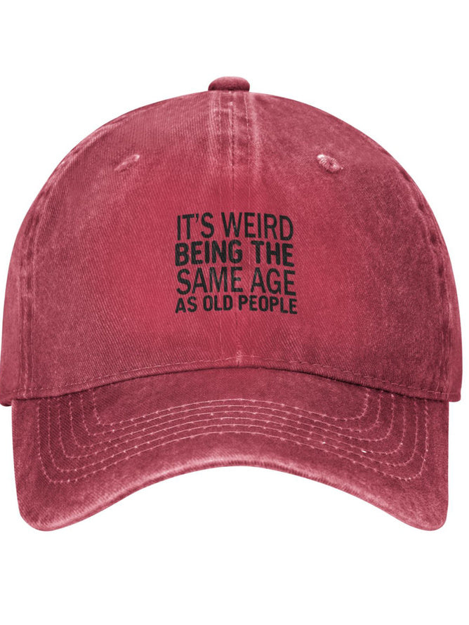 Funny Text Letters Adjustable Hat