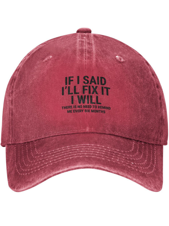 Funny Text Letters Adjustable Hat