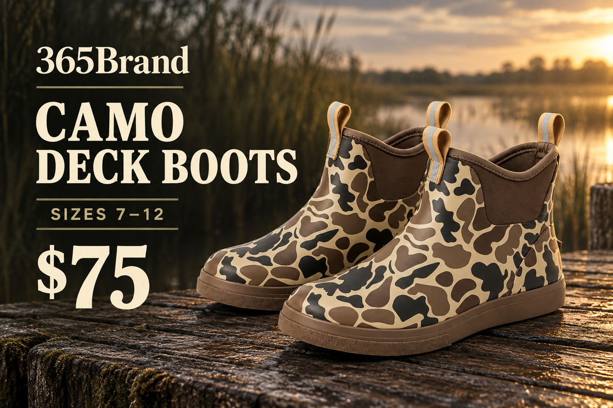 Camo Deck Boots