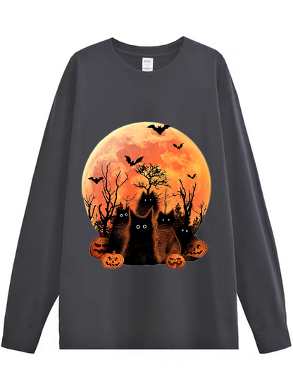 Women's Halloween Print Shirt