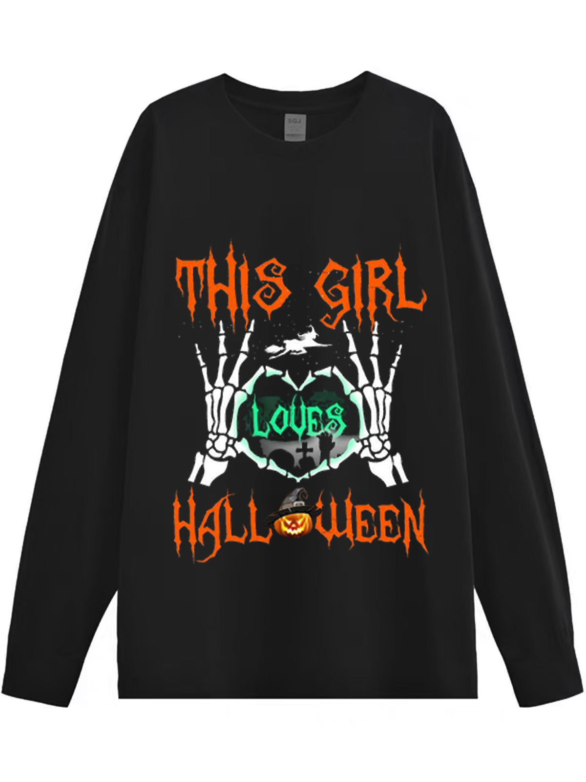 Women's Halloween Print Shirt