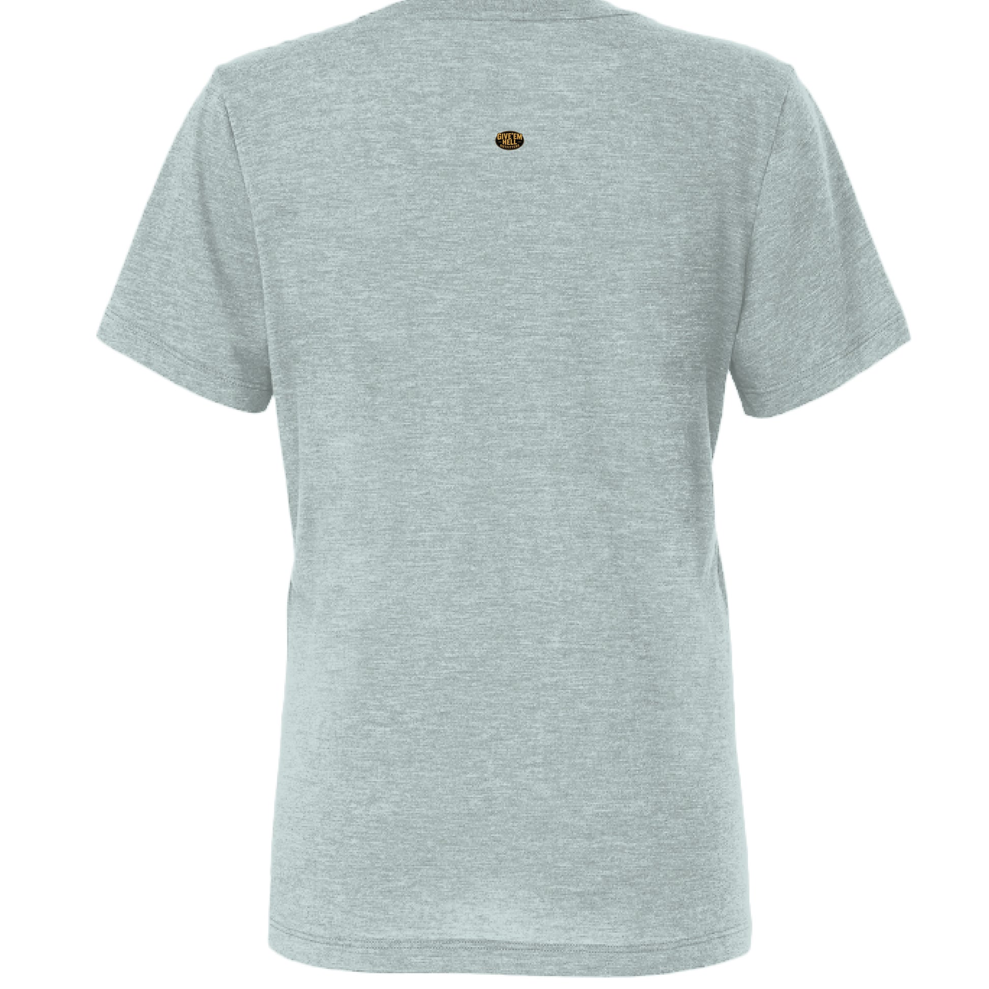 Dusty Blue Triblend - BACK