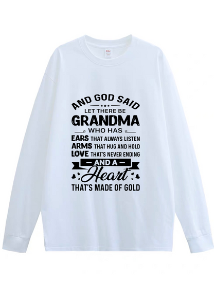 Women's Grandma Print Shirt